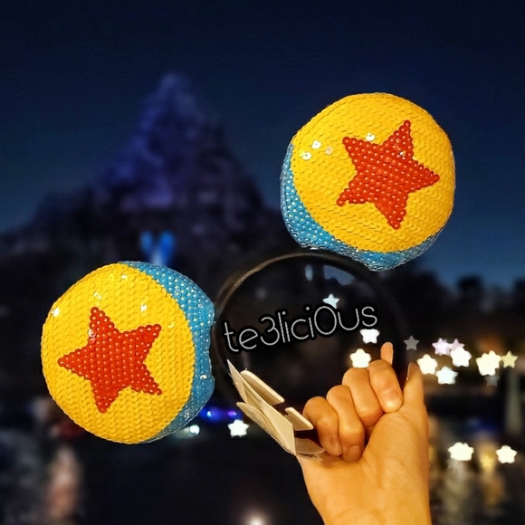 DISNEY LOUNGEFLY PIXAR LUXO BALL EARS HEADBAND - Picture 4 of 6